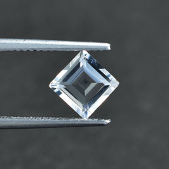 CRYSTAL QUARTZ MACHINE CUT SQUARE 6X6MM 0.99 Cts.