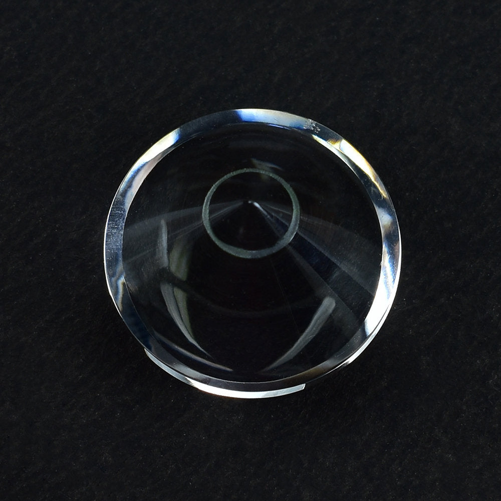 CRYSTAL QUARTZ SPIREL CUT ROUND 15.00MM 10.54 Cts.