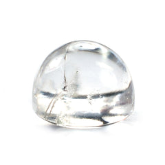 CRYSTAL QUARTZ PLAIN ROUND CAB 11MM 7.70 Cts.