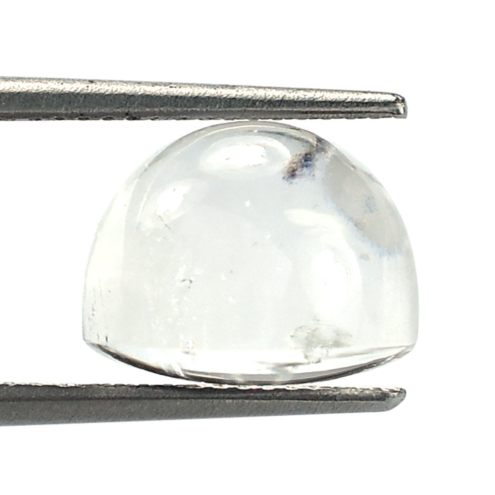 CRYSTAL QUARTZ PLAIN ROUND CAB 11MM 7.70 Cts.