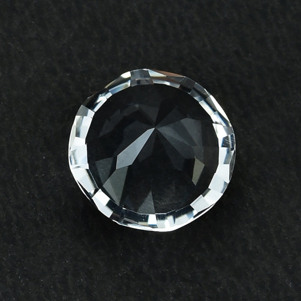 CRYSTAL QUARTZ CUT ROUND 9.50MM 2.85 Cts.