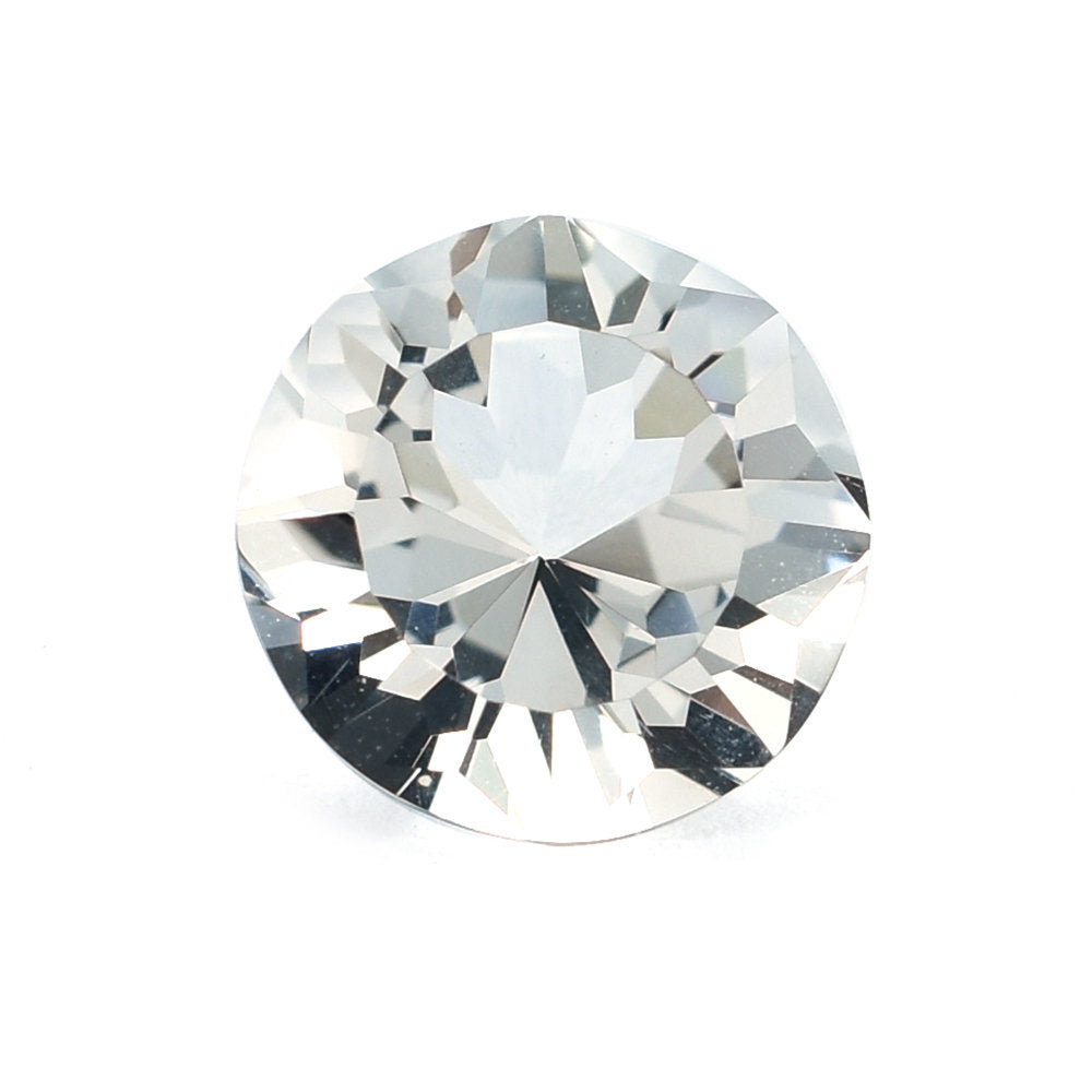 CRYSTAL QUARTZ CUT ROUND 9.50MM 2.85 Cts.