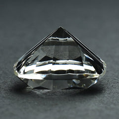 CRYSTAL QUARTZ CONCAVE CUT CUSHION 16X16MM 14.75 Cts.