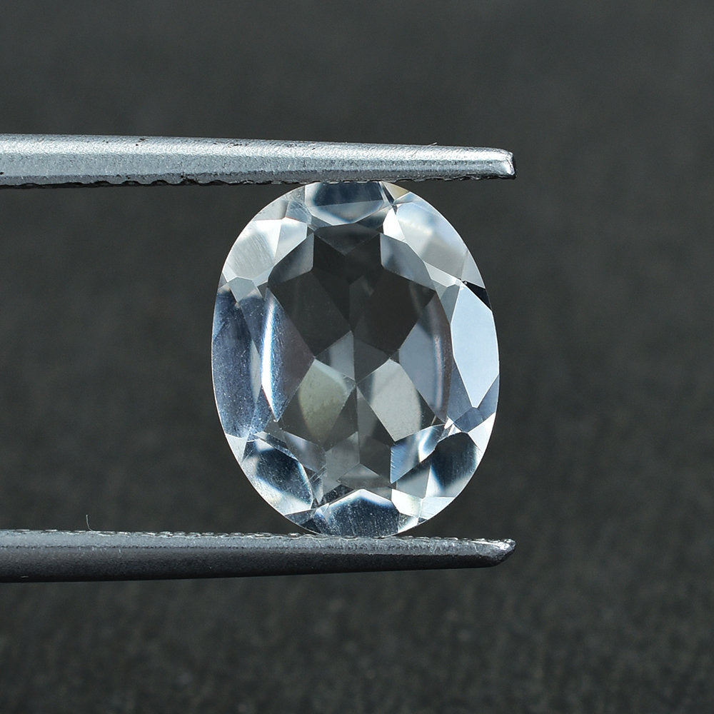 CRYSTAL QUARTZ CUT OVAL 10X8MM 2.55 Cts.