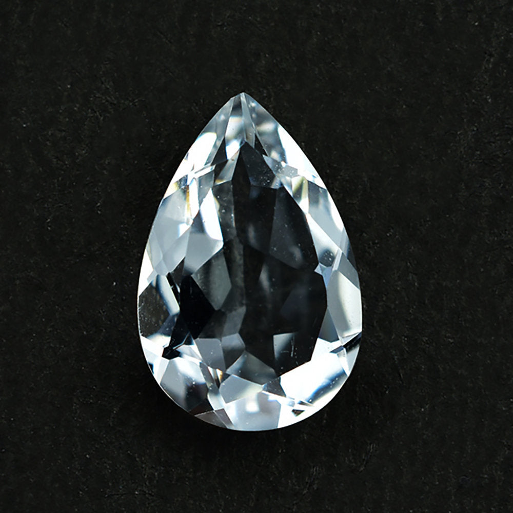 CRYSTAL QUARTZ CUT PEAR 12X8MM 2.53 Cts.