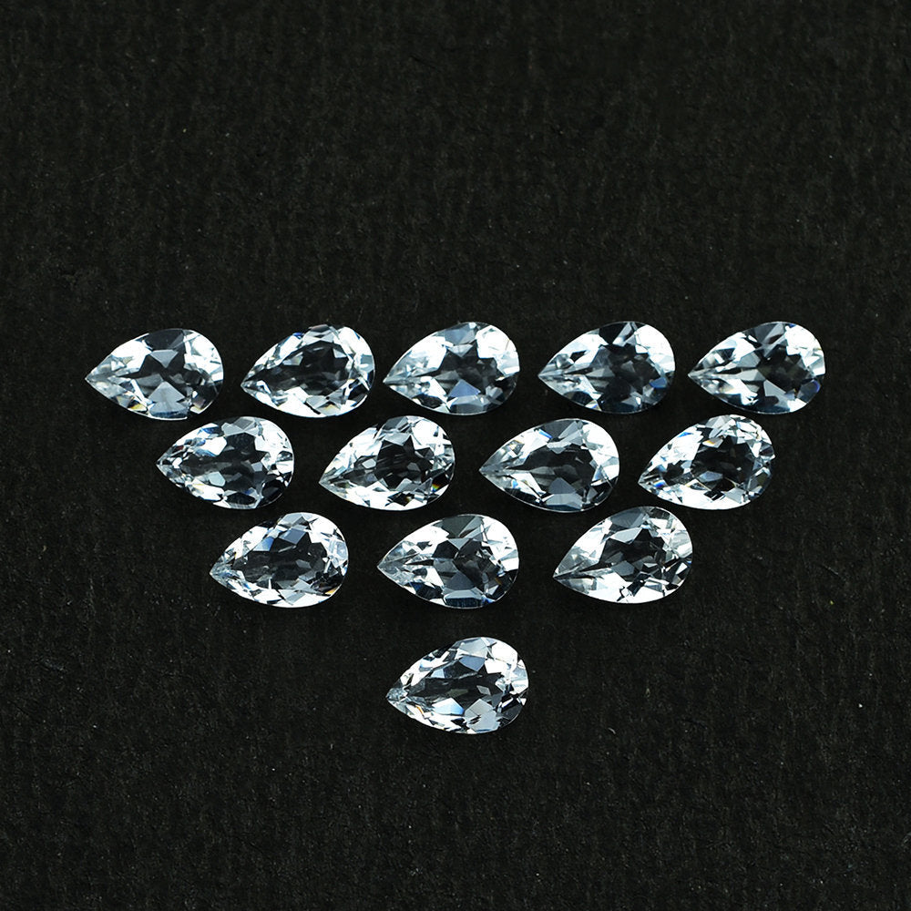 CRYSTAL QUARTZ CUT PEAR 12X8MM 2.53 Cts.