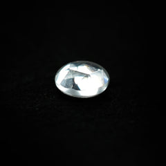 CRYSTAL ROCK QUARTZ ROSE CUT ROUND CAB (WHITE/CLEAN) 2.50X2.50 MM 0.07 CTS