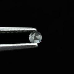 CRYSTAL ROCK QUARTZ ROSE CUT ROUND CAB (WHITE/CLEAN) 2.50X2.50 MM 0.07 CTS
