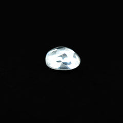 CRYSTAL ROCK QUARTZ ROSE CUT ROUND CAB (WHITE/CLEAN) 2.00X2.00 MM 0.04 CTS