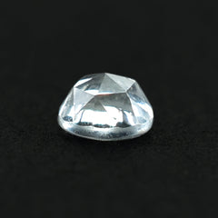 CRYSTAL ROCK QUARTZ ROSE CUT ROUND CAB (WHITE/CLEAN)3.00X3.00 MM 0.17 CTS