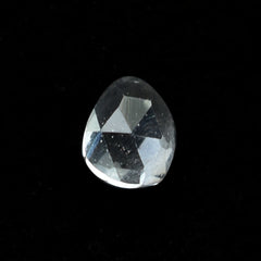 CRYSTAL ROCK QUARTZ ROSE CUT PEAR CAB (WHITE/CLEAN) 4.00X3.00 MM 0.14 CTS
