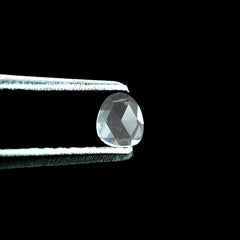 CRYSTAL ROCK QUARTZ ROSE CUT PEAR CAB (WHITE/CLEAN) 4.00X3.00 MM 0.14 CTS