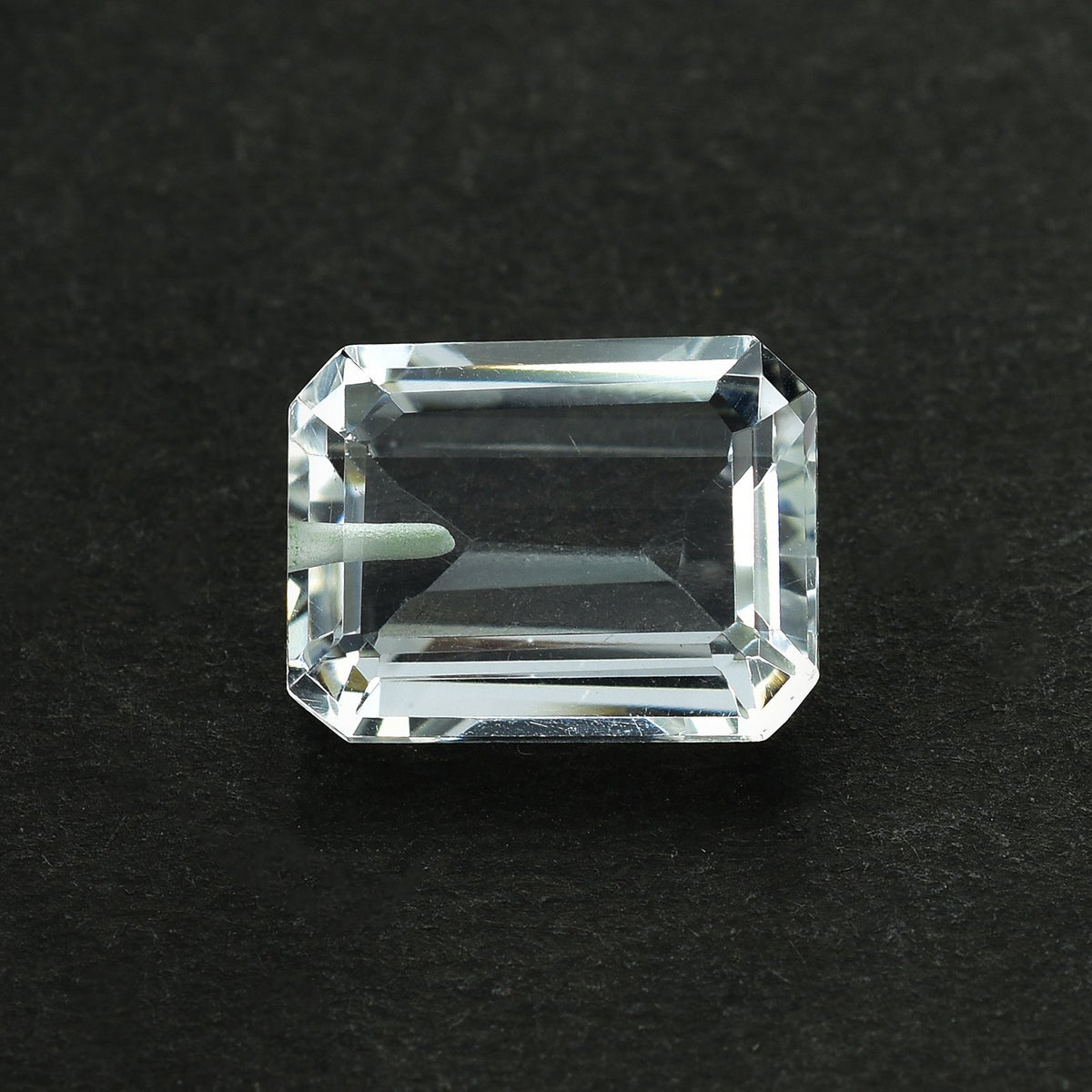 CRYSTAL ROCK QUARTZ CUT OCTAGON (H/D-0.90 MM)(WHITE)(CLEAN) 16.00X12.00 MM 10.91 CTS