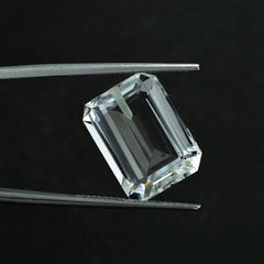 CRYSTAL ROCK QUARTZ CUT OCTAGON (H/D-0.90 MM)(WHITE)(CLEAN) 16.00X12.00 MM 10.91 CTS