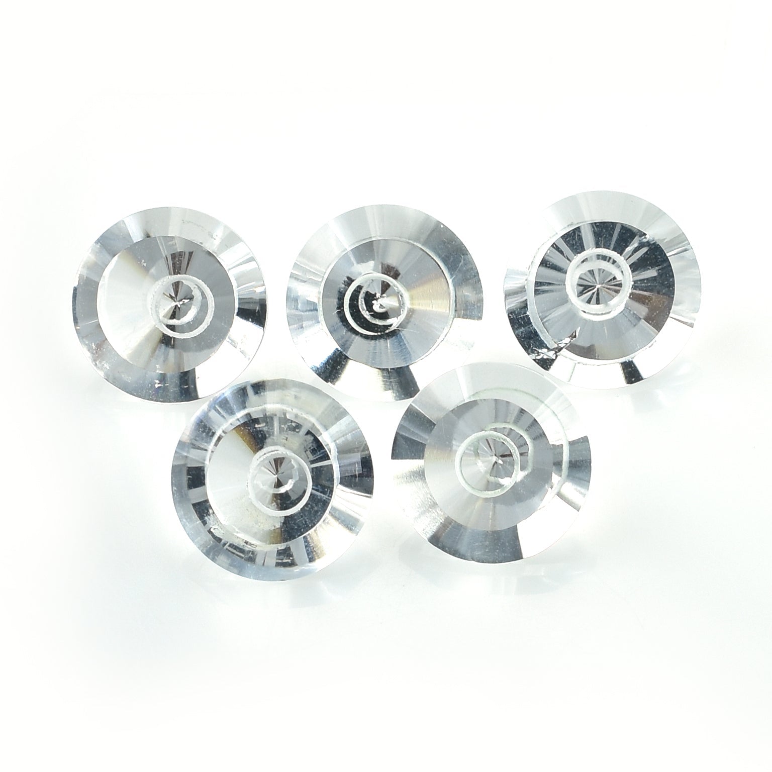 CRYSTAL ROCK QUARTZ SRIRAL CUT ROUND (WHITE)(CLEAN) 15.00X15.00 MM 10.34 CTS