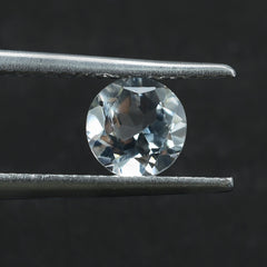 CRYSTAL ROCK QUARTZ CUT ROUND (SI) 6.00X6.00 MM 1.10 CTS