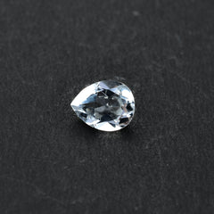 CRYSTAL ROCK QUARTZ CUT PEAR (CLEAN) 8.00X6.00 MM 1.00 CTS