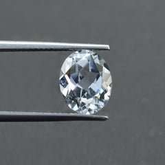 CRYSTAL ROCK QUARTZ CUT OVAL (CLEAN) 10.00X8.00 MM 3.30 CTS