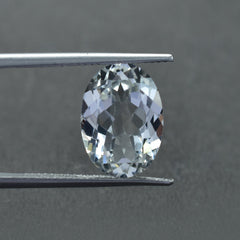CRYSTAL ROCK QUARTZ CUT OVAL (SI) 14.00X10.00 MM 6.95 CTS