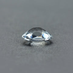 CRYSTAL ROCK QUARTZ CHECKER TOP CUT OVAL 8.00X6.00 MM 1.29 CTS