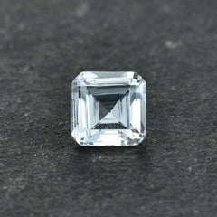 CRYSTAL ROCK QUARTZ STEP CUT SQUARE OCTAGON (CLEAN) 6.00X6.00 MM 1.13 CTS
