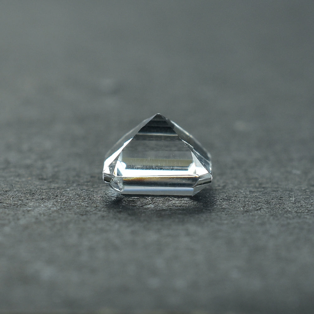 CRYSTAL ROCK QUARTZ STEP CUT SQUARE OCTAGON (CLEAN) 6.00X6.00 MM 1.13 CTS