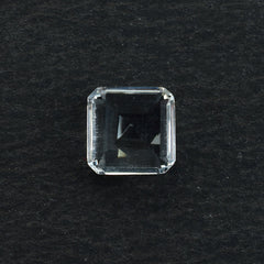 CRYSTAL ROCK QUARTZ STEP CUT SQUARE OCTAGON (CLEAN) 6.00X6.00 MM 1.13 CTS