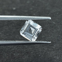 CRYSTAL ROCK QUARTZ STEP CUT SQUARE OCTAGON (CLEAN) 6.00X6.00 MM 1.13 CTS