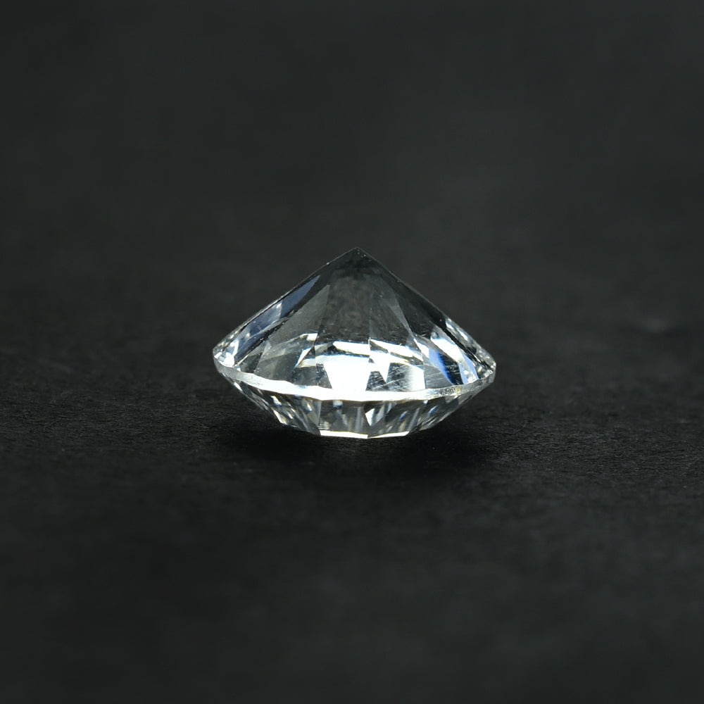 CRYSTAL ROCK QUARTZ CUT ROUND (CLEAN)(CONCAVE) 7.00X7.00 MM 1.17 CTS