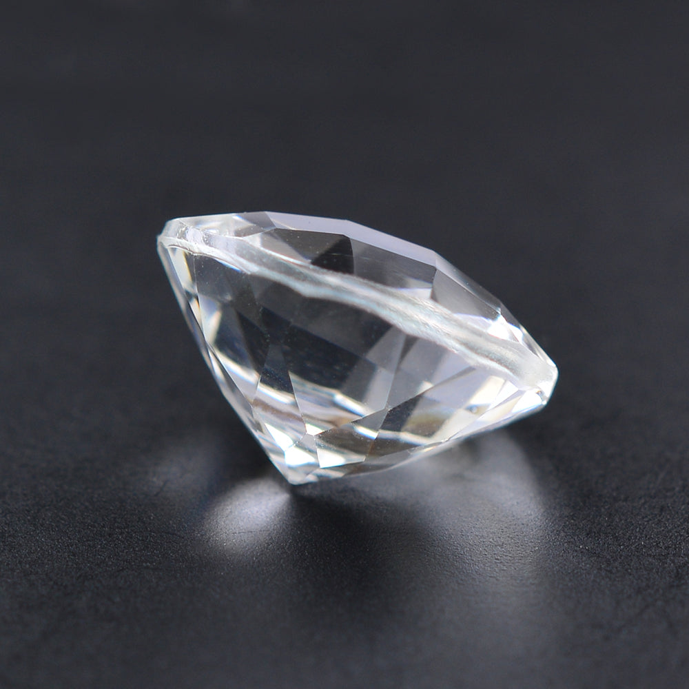 CRYSTAL CHECKER CUT ROUND 11MM 4.33 Cts.