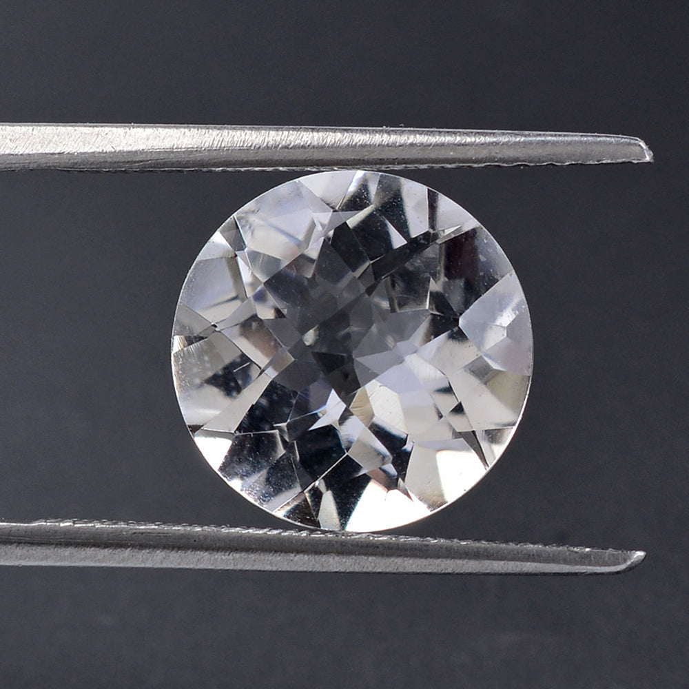 CRYSTAL CHECKER CUT ROUND 11MM 4.33 Cts.