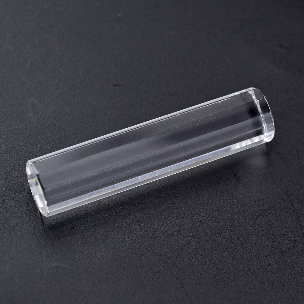 CRYSTAL STEP CUT FANCY CYLINDRICAL 26X6MM 9.88 Cts.
