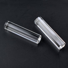 CRYSTAL STEP CUT FANCY CYLINDRICAL 26X6MM 9.88 Cts.