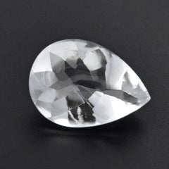 CRYSTAL BUFFTOP PEAR 18X13MM 10.85 Cts.