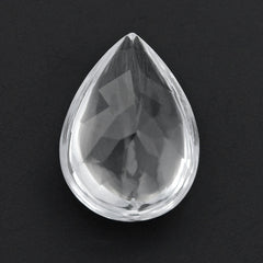 CRYSTAL BUFFTOP PEAR 18X13MM 10.85 Cts.
