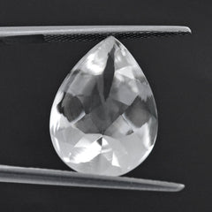 CRYSTAL BUFFTOP PEAR 18X13MM 10.85 Cts.