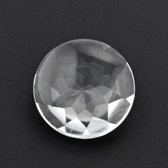 CRYSTAL BUFFTOP ROUND 14MM 6.70 Cts.