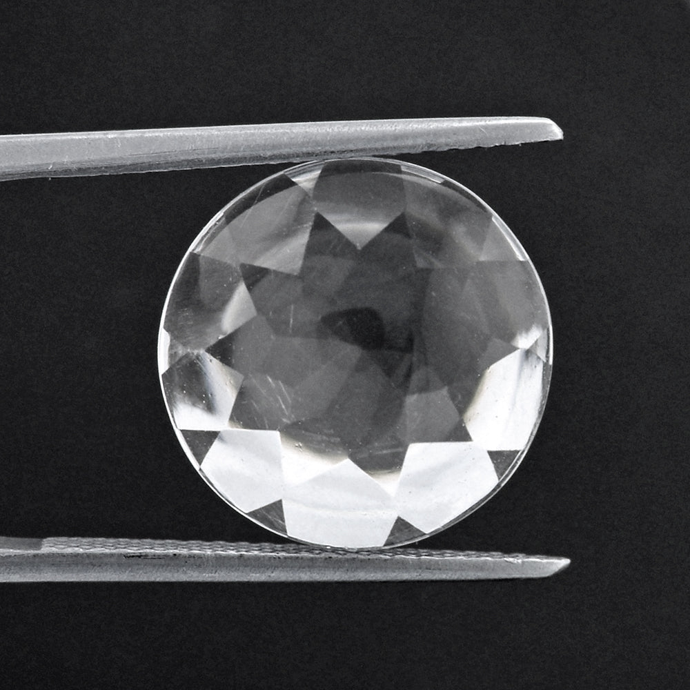 CRYSTAL BUFFTOP ROUND 14MM 6.70 Cts.