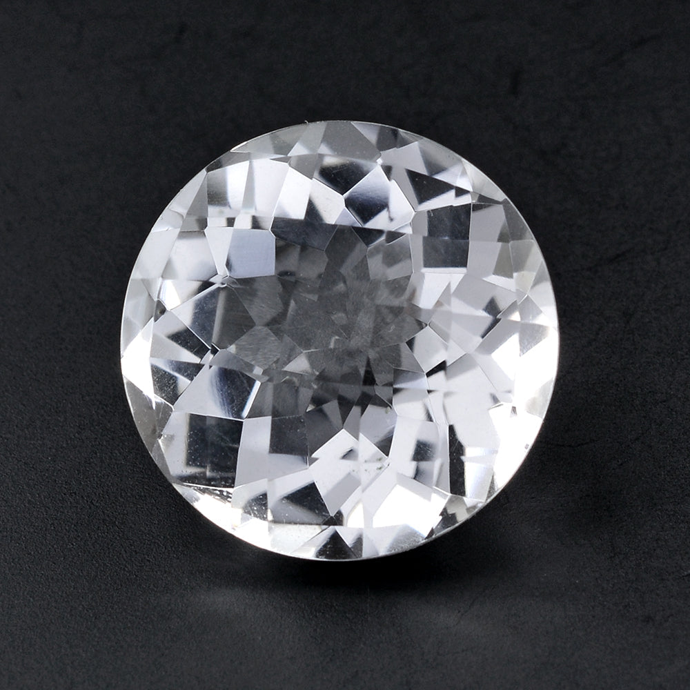 CRYSTAL CHECKER CUT ROUND 18MM 18.00 Cts.