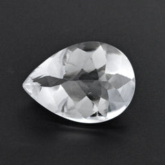 CRYSTAL BUFFTOP PEAR 18X13MM 10.81 Cts.
