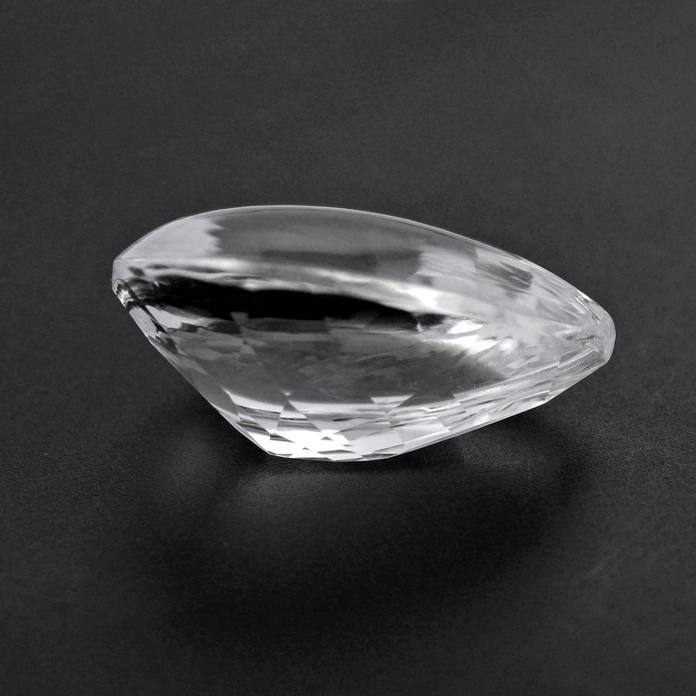 CRYSTAL BUFFTOP PEAR 18X13MM 10.81 Cts.