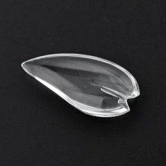 CRYSTAL LENTIL FANCY HEART (HALF DRILL) 19X9MM 4.41 Cts.