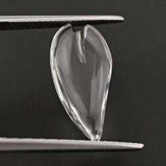 CRYSTAL LENTIL FANCY HEART (HALF DRILL) 19X9MM 4.41 Cts.