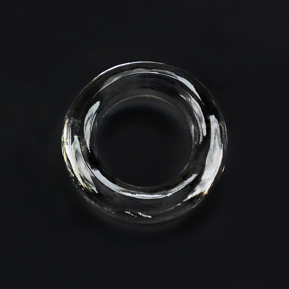 CRYSTAL PLAIN ROUND RING 22MM 14.01 Cts.