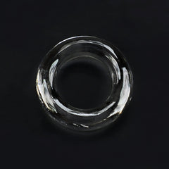 CRYSTAL PLAIN ROUND RING 22MM 14.01 Cts.