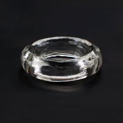 CRYSTAL PLAIN ROUND RING 22MM 14.01 Cts.