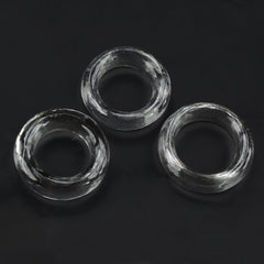 CRYSTAL PLAIN ROUND RING 22MM 14.01 Cts.