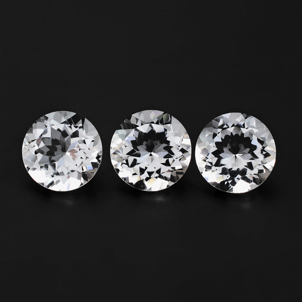CRYSTAL CUT ROUND 10MM 3.13 Cts.