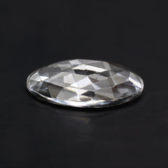 CRYSTAL ROSE CUT ROUND CAB (FLAT) 18MM 11.6 Cts.
