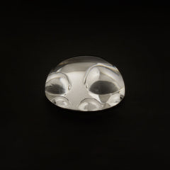 CRYSTAL SUPPER BUBBLE ROUND CAB 15MM 12.6 Cts.